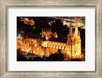 St Mary's Cathedral at Night,  Sydney, Australia Fine Art Print