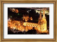 St Mary's Cathedral at Night,  Sydney, Australia Fine Art Print