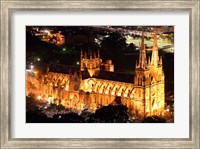 St Mary's Cathedral at Night,  Sydney, Australia Fine Art Print