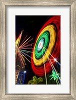 Amusement Park at Night, Surfers Paradise, Gold Coast, Queensland, Australia Fine Art Print