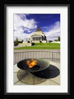Eternal Flame, Shrine of Rememberance, Melbourne, Victoria, Australia Fine Art Print