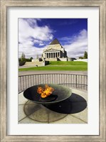 Eternal Flame, Shrine of Rememberance, Melbourne, Victoria, Australia Fine Art Print