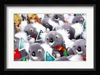 Fluffy Koalas and Kangaroos, Queen Victoria Market, Melbourne, Victoria, Australia Fine Art Print