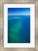 Great Sandy Straits, Little Woody Island and Fraser Island, Queensland, Australia Fine Art Print