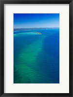 Great Sandy Straits, Little Woody Island and Fraser Island, Queensland, Australia Fine Art Print