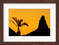 Sunset over Glass House Mountains, Sunshine Coast, Queensland, Australia Fine Art Print