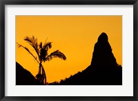 Sunset over Glass House Mountains, Sunshine Coast, Queensland, Australia Fine Art Print