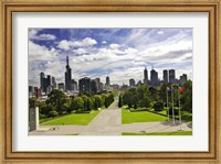 View from the Shrine of Remembrance, Melbourne, Victoria, Australia Fine Art Print