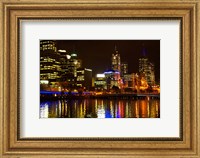 Yarra River, Queens Bridge and CBD, Melbourne, Victoria, Australia Fine Art Print