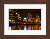 Yarra River, Queens Bridge and CBD, Melbourne, Victoria, Australia Fine Art Print