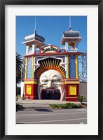 Entrance Gate to Luna Park, St Kilda, Melbourne, Victoria, Australia Fine Art Print