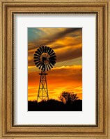 Windmill, Oodnadatta Track, Outback, Australia Fine Art Print