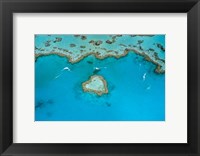 Australia, Whitsunday Islands, Heart Reef Fine Art Print