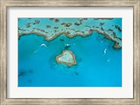Australia, Whitsunday Islands, Heart Reef Fine Art Print