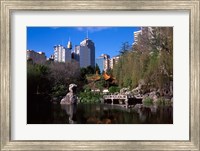 Chinese Garden, Darling Harbor, Sydney, Australia Fine Art Print