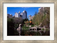 Chinese Garden, Darling Harbor, Sydney, Australia Fine Art Print