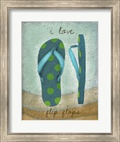 I Love Flip-flops Fine Art Print