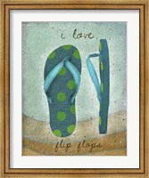 I Love Flip-flops Fine Art Print