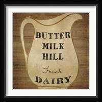 Buttermilk Hill Framed Print