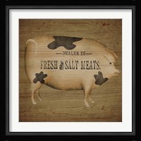 Pig Sign Fine Art Print