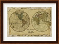 Antique Map I Fine Art Print