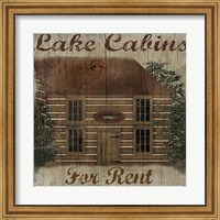 Lake Cabin Fine Art Print