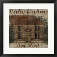 Lake Cabin Fine Art Print