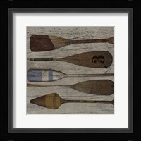 Lake Oars III Framed Print