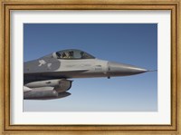 F-16 Fighting Falcon During a Training Mission Fine Art Print
