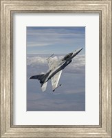 F-16E Maneuvers over Arizona (vertical) Fine Art Print