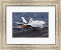 F/A-18C Hornet Taking Off from the USS Dwight D Eisenhower Fine Art Print
