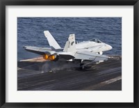 F/A-18C Hornet Taking Off from the USS Dwight D Eisenhower Fine Art Print