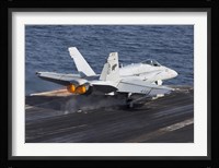 F/A-18C Hornet Taking Off from the USS Dwight D Eisenhower Fine Art Print