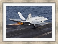 F/A-18C Hornet Taking Off from the USS Dwight D Eisenhower Fine Art Print