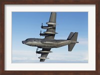 MC-130P Combat Shadow in flight (bottom view) Fine Art Print