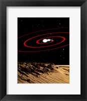 Two stars Tidally Warped Towards the Other Fine Art Print