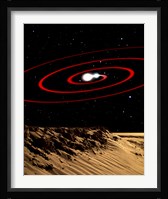 Two stars Tidally Warped Towards the Other Fine Art Print