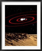 Two stars Tidally Warped Towards the Other Fine Art Print