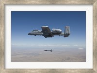 A-10C Thunderbolt Releases a GBU-12 Laser Guided Bomb Fine Art Print