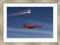 BQM-74 Target Drone Fires Flares Fine Art Print