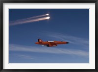 BQM-74 Target Drone Fires Flares Fine Art Print