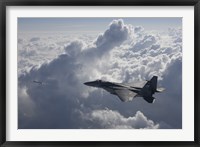 F-15 Eagle Fires an AIM-9X Missile Fine Art Print