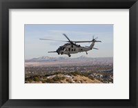 HH-60G Pave Hawk Flies a Low Level Route over New Mexico Fine Art Print