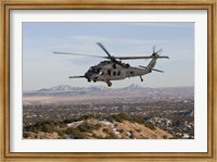 HH-60G Pave Hawk Flies a Low Level Route over New Mexico Fine Art Print