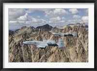 Two A-10 Thunderbolt's in Central Idaho Fine Art Print