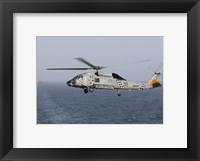 SH-60J Seahawk Over the Arabian Sea Fine Art Print