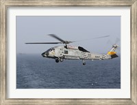 SH-60J Seahawk Over the Arabian Sea Fine Art Print