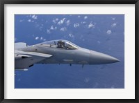 F-15 Eagle Flies over the Pacific Ocean Fine Art Print