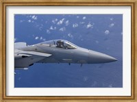 F-15 Eagle Flies over the Pacific Ocean Fine Art Print