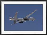 MQ-9 Reaper in the Blue Skies of New Mexico Fine Art Print